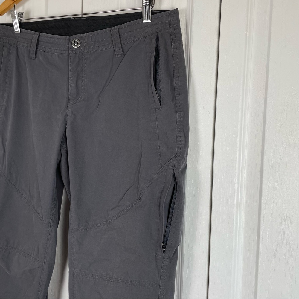 Kuhl Spire Roll up Hiking Pants Women’s 14 Gray Utility Straight Cargo Outdoor - Picture 5 of 16